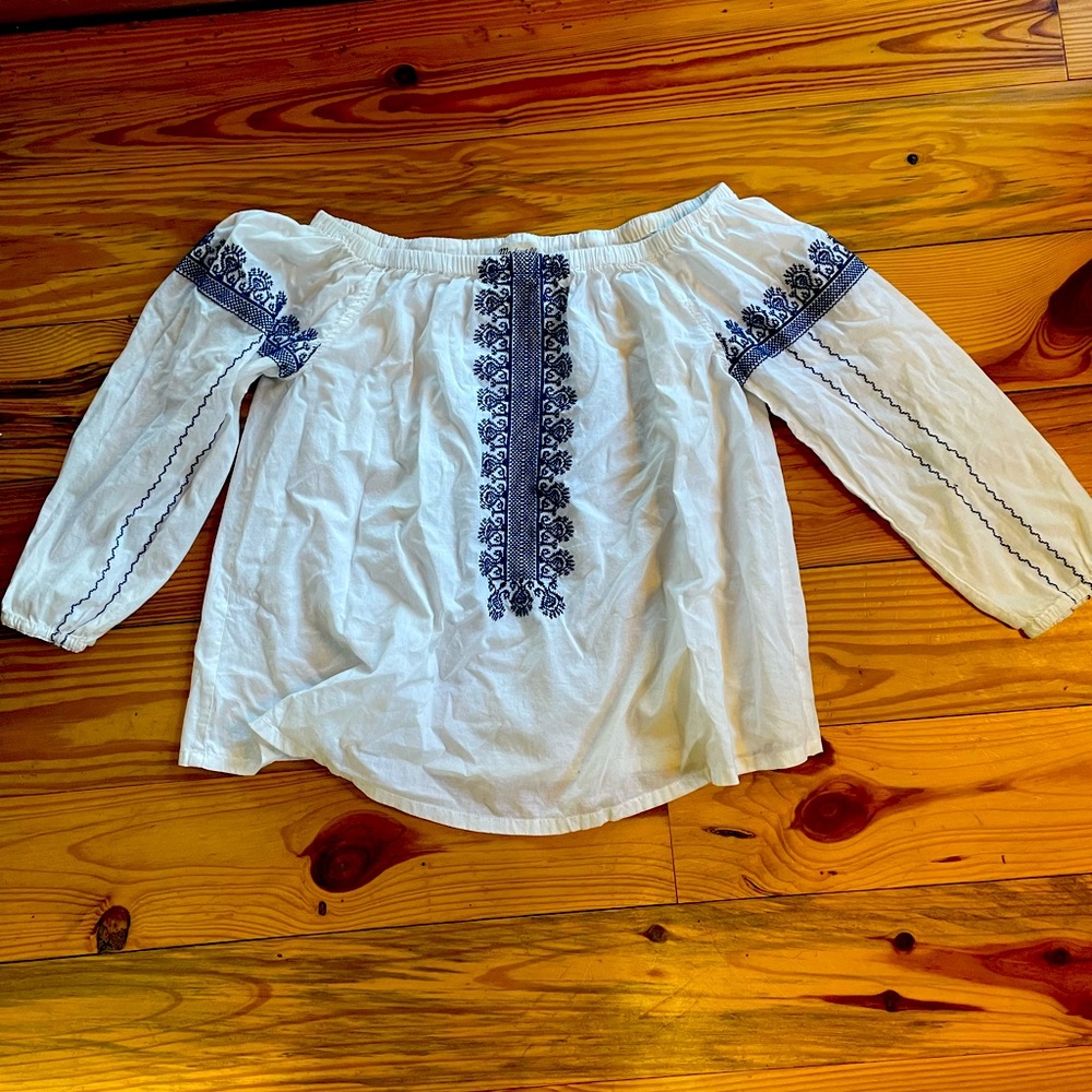 Medium madewell bohemian blouse pedant top